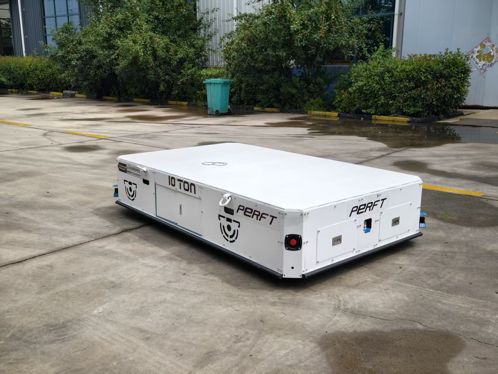 陕西延安BWP-10吨钢卷转运带避障雷达款交付使用